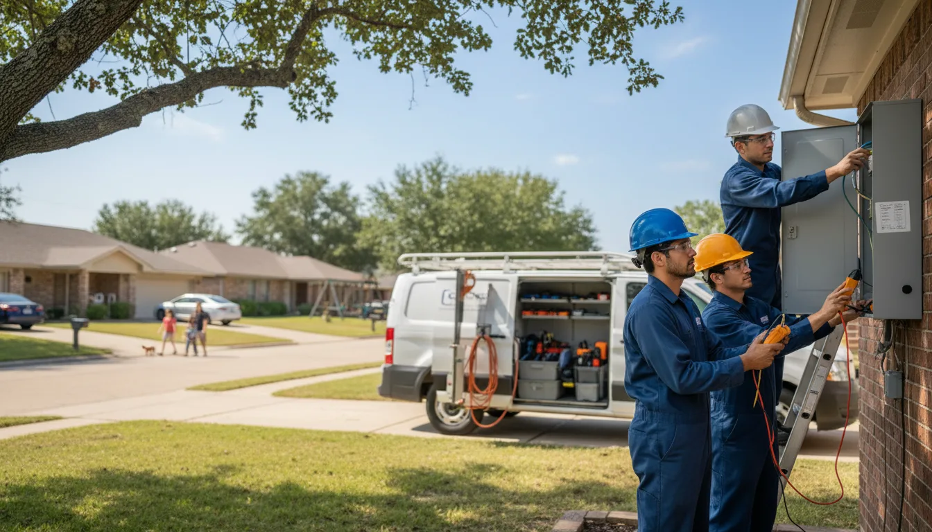 Certified electrician providing emergency electrical services in Bucks, AL